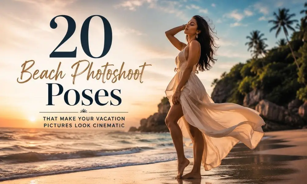 20 Beach Photoshoot Poses That Make Your Vacation Pictures Look Cinemati