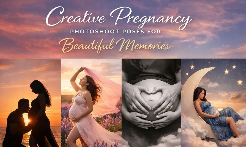 Creative Pregnancy Photoshoot Poses for Beautiful Memories