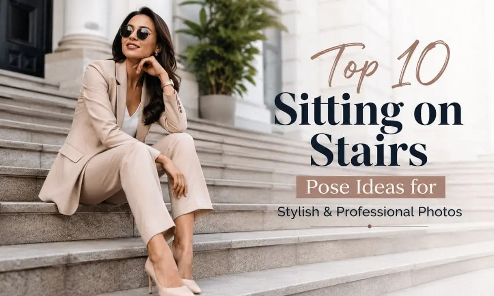 Top 10 Sitting on Stairs Pose Ideas for Stylish & Professional Photos