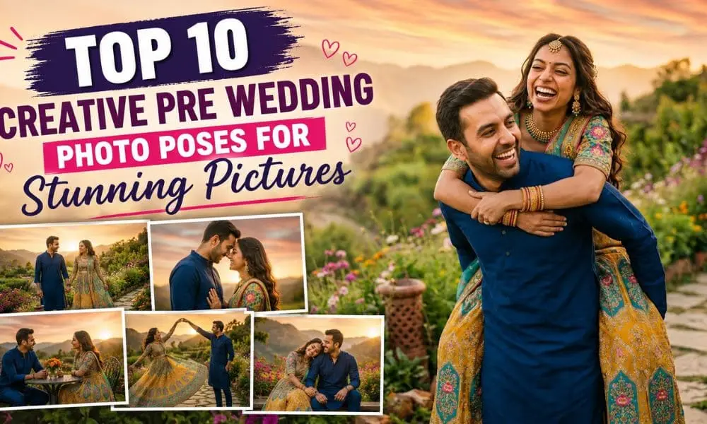 Top 10 Creative Pre Wedding Photo Poses for Stunning Pictures