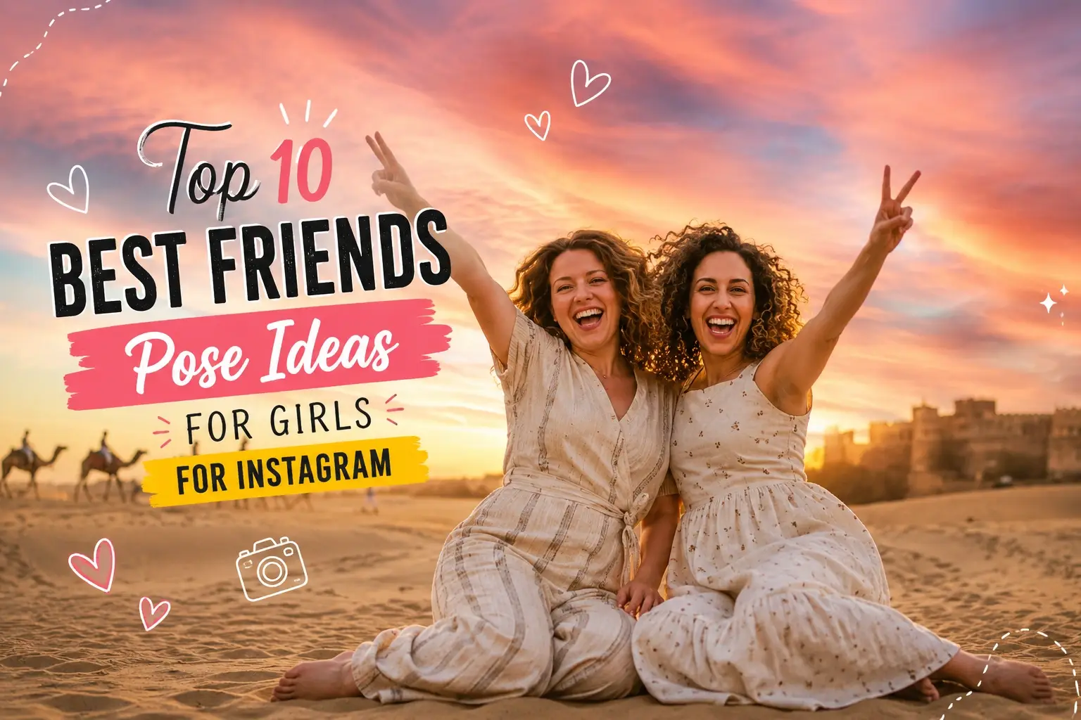 Top 10 Best Friends Pose Ideas for Girls for Instagram