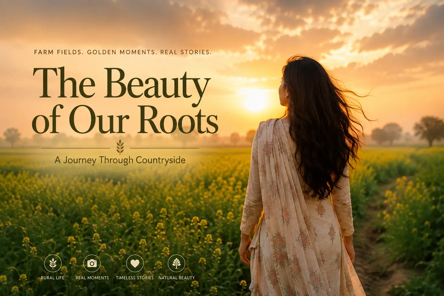 10 Beautiful Field Photo Poses That Look Natural & Cinematic