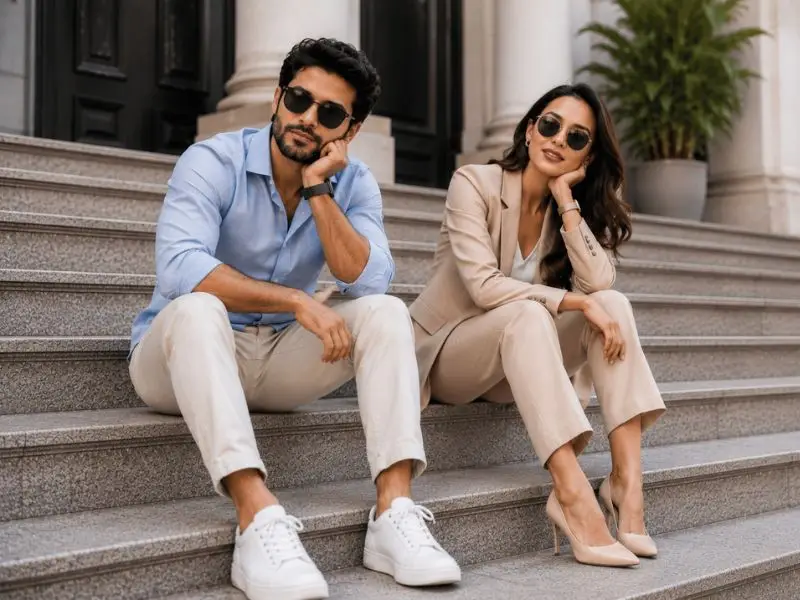 Sitting on Stairs Pose Ideas