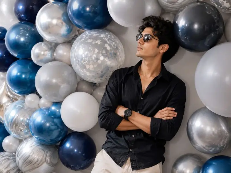 The Balloon Wall Pose