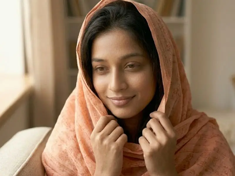 Saree or Dupatta Drape Pose