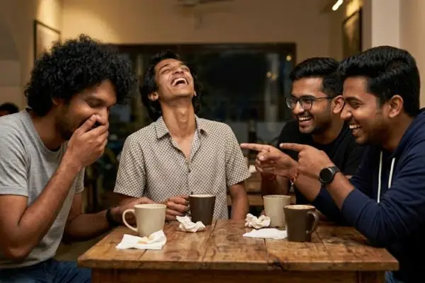 Candid Laugh Pose